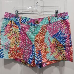Lilly Pulitzer Vibrant Leaf Callahan Shorts 12
